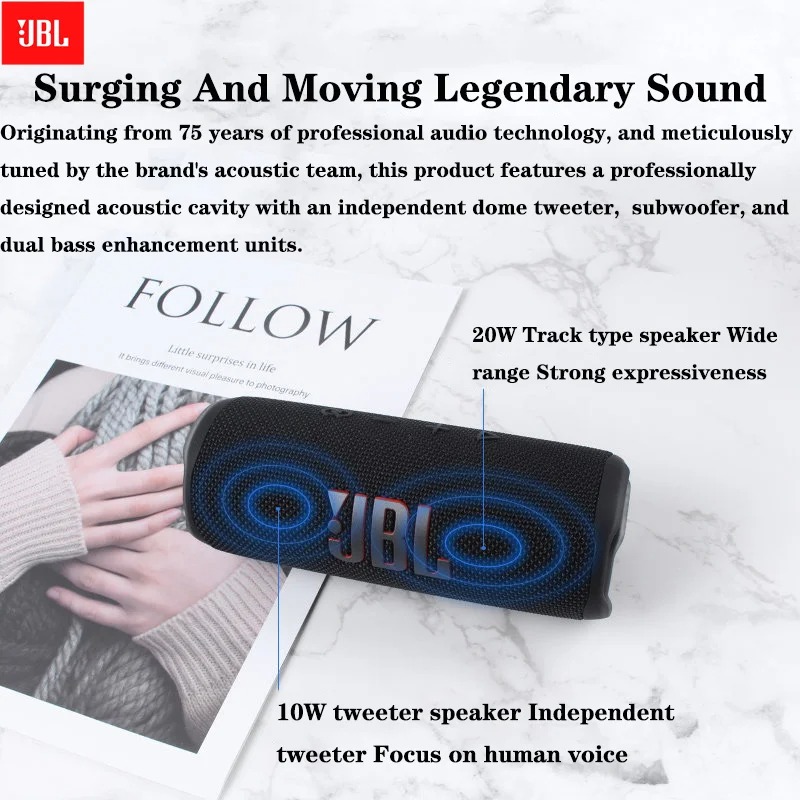 JBL Flip 6 Subwoofer Sem Fio à - Jbl Speaker Flip 6 avaliação e preço